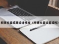 德宏网页栏目结果设计模板（网站栏目设置结构）